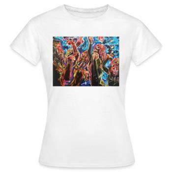 Hey Boy Hey Girl - Women's T-Shirt - white - Front - AI Model Female 172 dark (172cm)