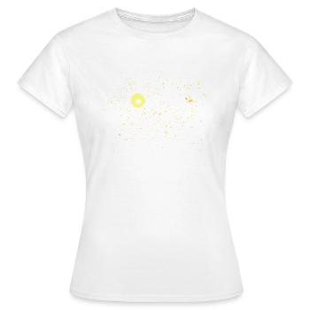 Sternenhimmel - Frauen T-Shirt - Weiß - Vorne - AI Model Female 172 dark (172cm)