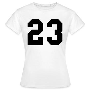 23 - T-shirt Femme - blanc - Devant - AI Model Female 172 dark (172cm)