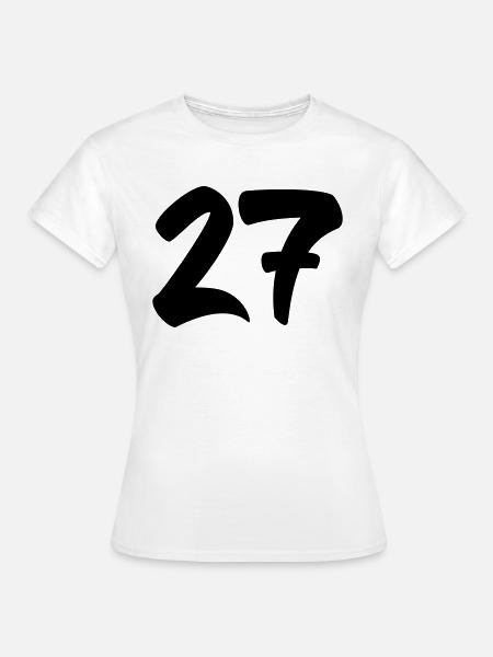 27 - Frauen T-Shirt - Weiß