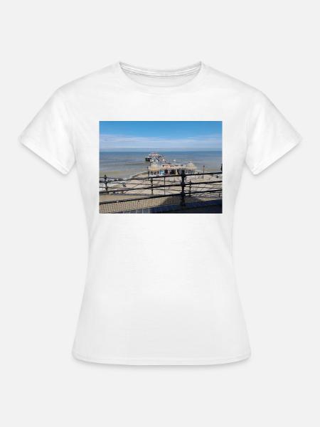 Cromer Pier Foto - Frauen T-Shirt - Weiß