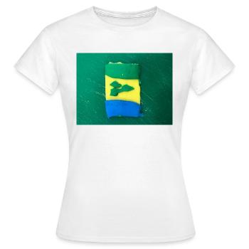 Saint Vincent design clothes - Women's T-Shirt - white - Front - AI Model Female 172 dark (172cm)