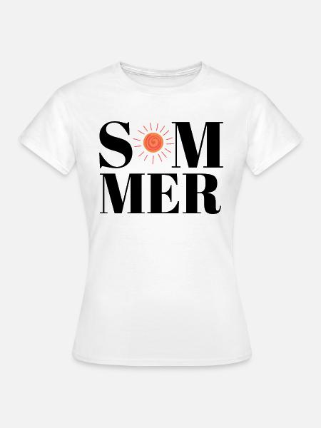 Sommer - Frauen T-Shirt - Weiß