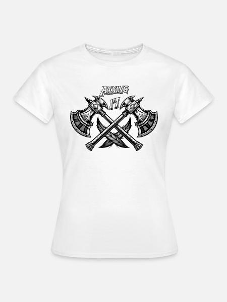 ACHSEN, AXXING IT - Frauen T-Shirt - Weiß