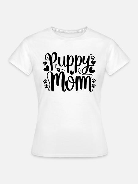Welpe Hund - Frauen T-Shirt - Weiß