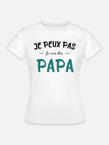 Ich werde Vater - Frauen T-Shirt - Weiß
