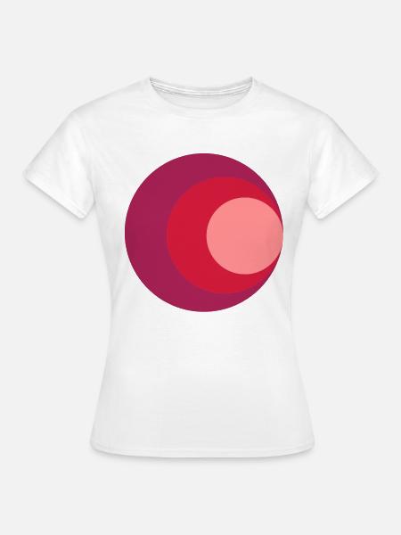 Kreise - Frauen T-Shirt - Weiß