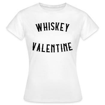 Le whisky sera mon Valentin - T-shirt Femme - blanc - Devant - AI Model Female 172 dark (172cm)