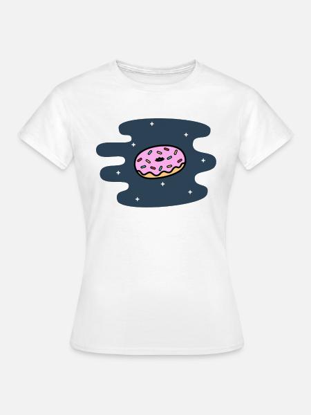 Space Doughnut - Women's T-Shirt - white