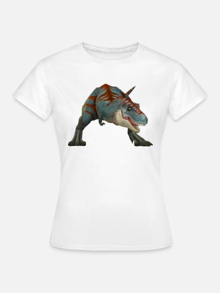 T-Rex - Frauen T-Shirt - Weiß
