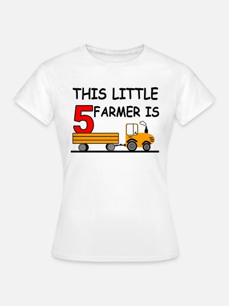 Traktor - Frauen T-Shirt - Weiß