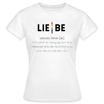 Liebe auf den ersten Klick! - Frauen T-Shirt - Weiß - Vorne - AI Model Female 172 dark (172cm)