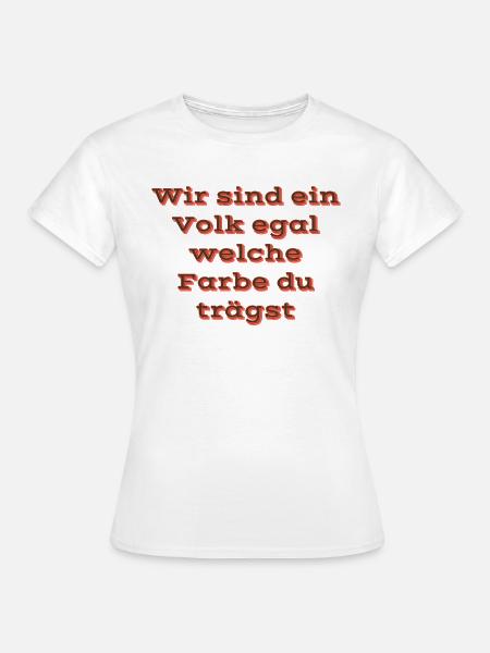 Für das volk - Frauen T-Shirt - Weiß