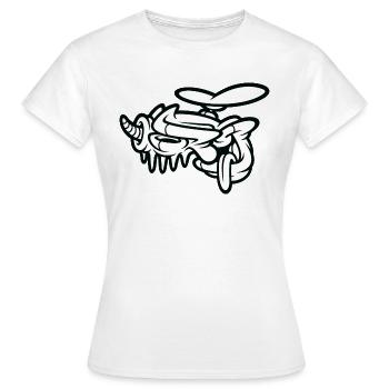 funny guy - Frauen T-Shirt - Weiß - Vorne - AI Model Female 172 dark (172cm)