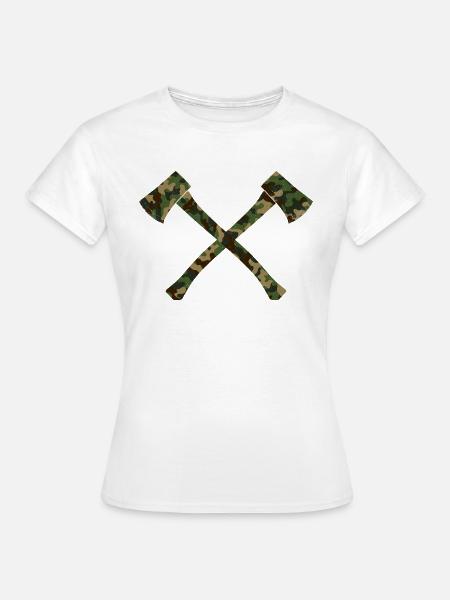 Axt - Frauen T-Shirt - Weiß