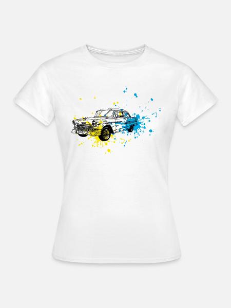 Oldtimer splash - Frauen T-Shirt - Weiß