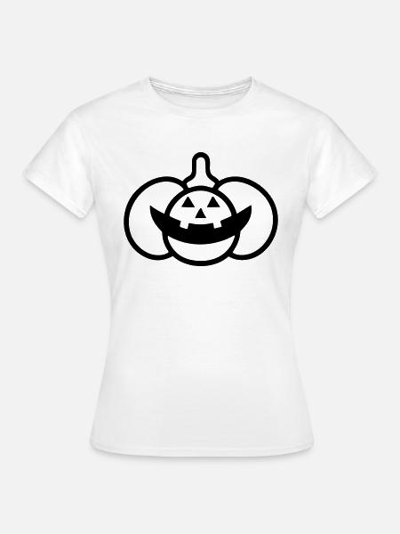 Kürbis - Frauen T-Shirt - Weiß
