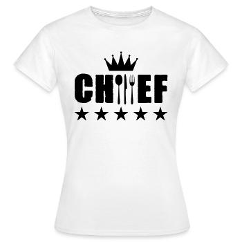 Chef Chef - Women's T-Shirt - white - Front - AI Model Female 172 dark (172cm)