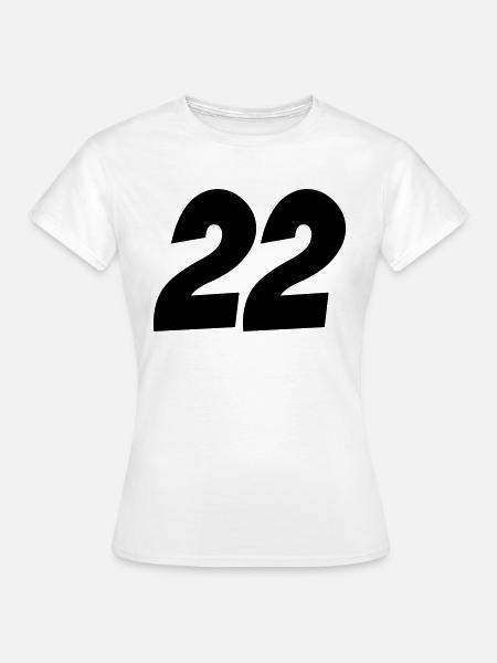 22 - Frauen T-Shirt - Weiß