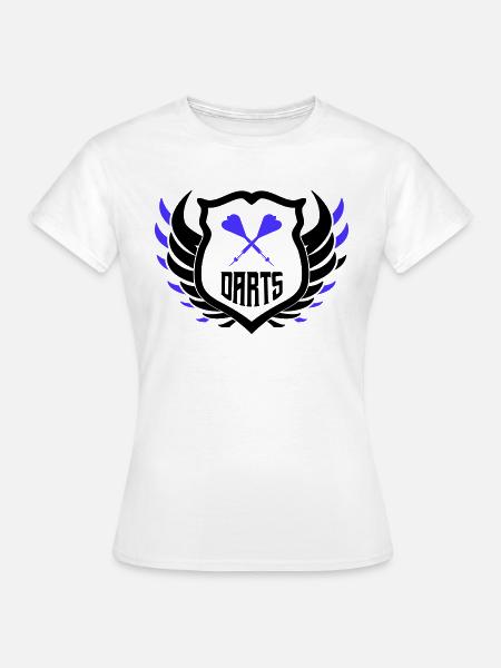 darts crest - Frauen T-Shirt - Weiß