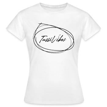 World is getting more colorful - TussiVibes - Women's T-Shirt - white - Front - AI Model Female 172 dark (172cm)
