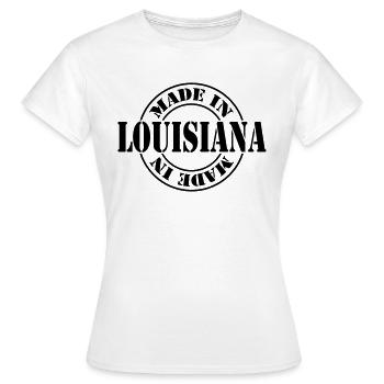 made in louisiana m1k2 - Frauen T-Shirt - Weiß - Vorne - AI Model Female 172 dark (172cm)