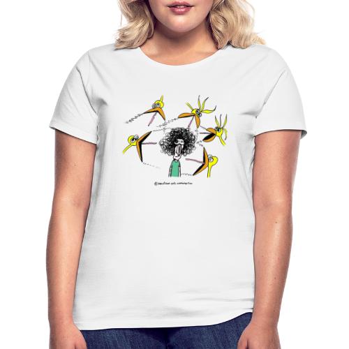 Pájaros vs Humano - Camiseta mujer
