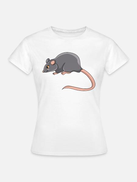 Ratte - Frauen T-Shirt - Weiß
