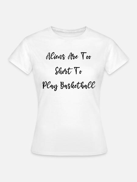 dunking america abduction basket - Frauen T-Shirt - Weiß