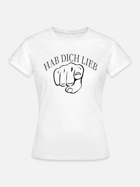 habdichlieb1 - Frauen T-Shirt - Weiß