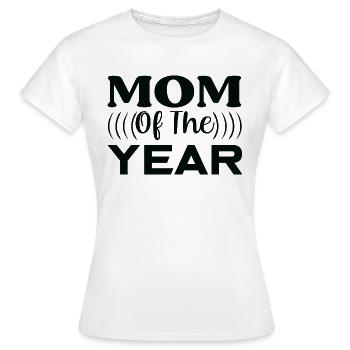 Maman de l’année - T-shirt Femme - blanc - Devant - AI Model Female 172 dark (172cm)