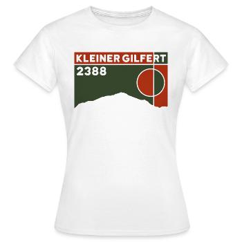 Kleiner Gilfert Rastkogel Tour Randonnée à ski - T-shirt Femme - blanc - Devant - AI Model Female 172 dark (172cm)