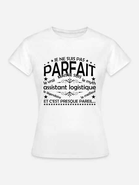 Logistik-Assistent Geschenk Logistik-Assistent l - Frauen T-Shirt - Weiß
