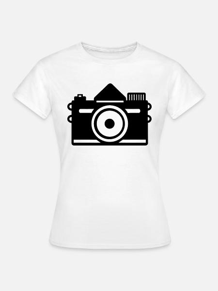 Kamera - Frauen T-Shirt - Weiß