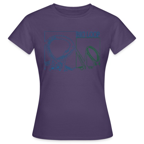 big_loop_coaster_shirt_line - Frauen T-Shirt