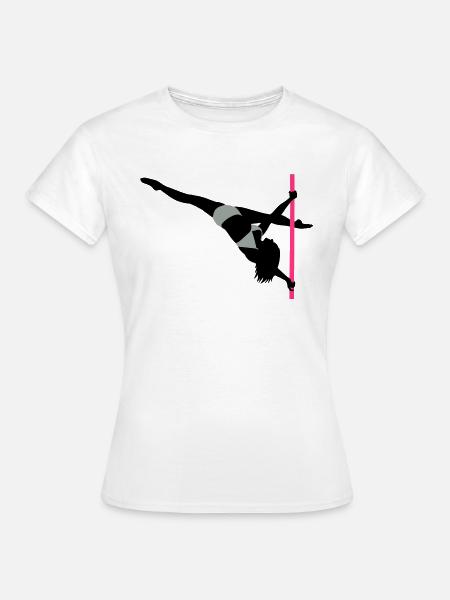 Pole Dance - Frauen T-Shirt - Weiß