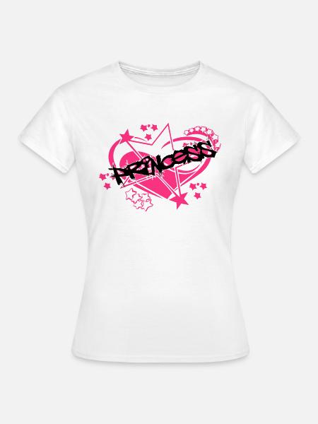 princess - Frauen T-Shirt - Weiß