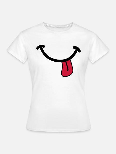 SMILEY - Women's T-Shirt - white