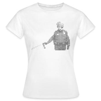 Bekannte Personen: Sergeant Pepperspray - Frauen T-Shirt - Weiß - Vorne - AI Model Female 172 dark (172cm)