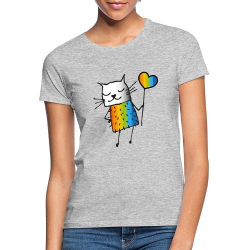 Regenbogen Katze - Frauen T-Shirt