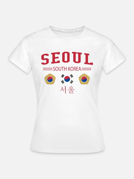 Seoul - Frauen T-Shirt - Weiß