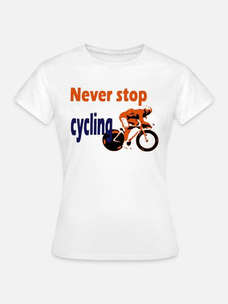 Cycling - Women's T-Shirt - white