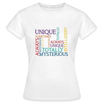 Autism Autistic Autism - Women's T-Shirt - white - Front - AI Model Female 172 dark (172cm)