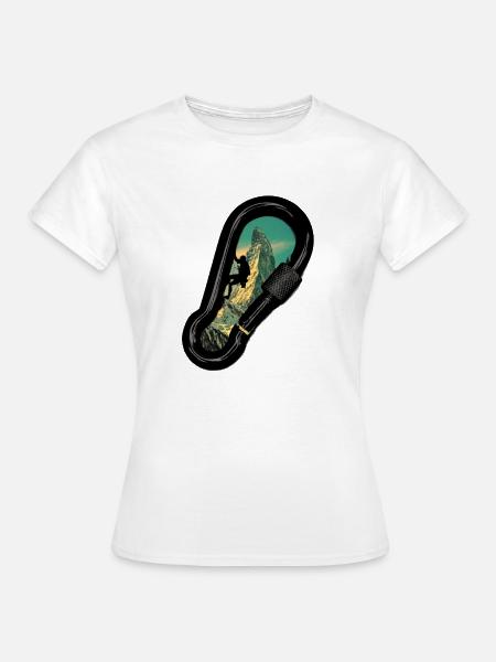 Klettern - Frauen T-Shirt - Weiß