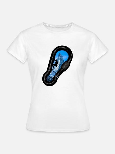 Klettern - Frauen T-Shirt - Weiß