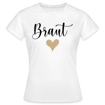 JGA 22 Braut Shirt - Frauen T-Shirt - Weiß - Vorne - AI Model Female 172 dark (172cm)