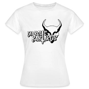 Diabolic Bastards - Frauen T-Shirt - Weiß - Vorne - AI Model Female 172 dark (172cm)