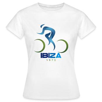 Ibiza - Frauen T-Shirt - Weiß - Vorne - AI Model Female 172 dark (172cm)