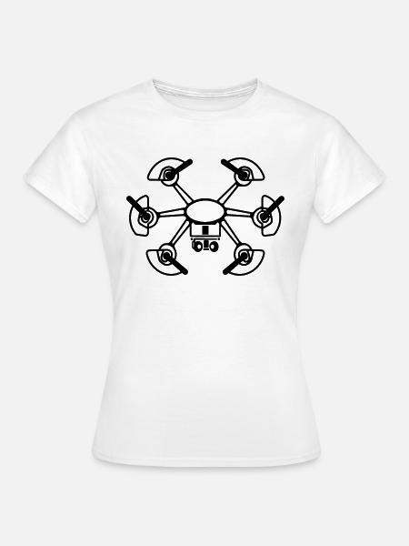 Drohne - Frauen T-Shirt - Weiß