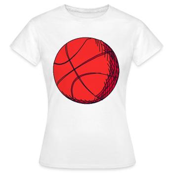 Ballsport - Frauen T-Shirt - Weiß - Vorne - AI Model Female 172 dark (172cm)